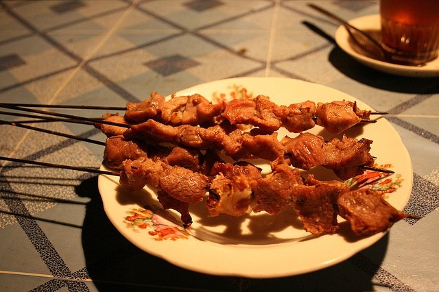 Sate Klatak Pak Bari yang pedas dan nikmat